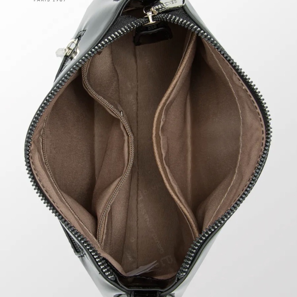 Patent Chic Black Shoulder Bag - Picture 4 of 8
